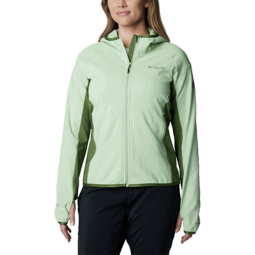 Mikina Columbia Spectre Ridge Full Zip Hooded Tech Fleece Jacket Zelené | 2077462349