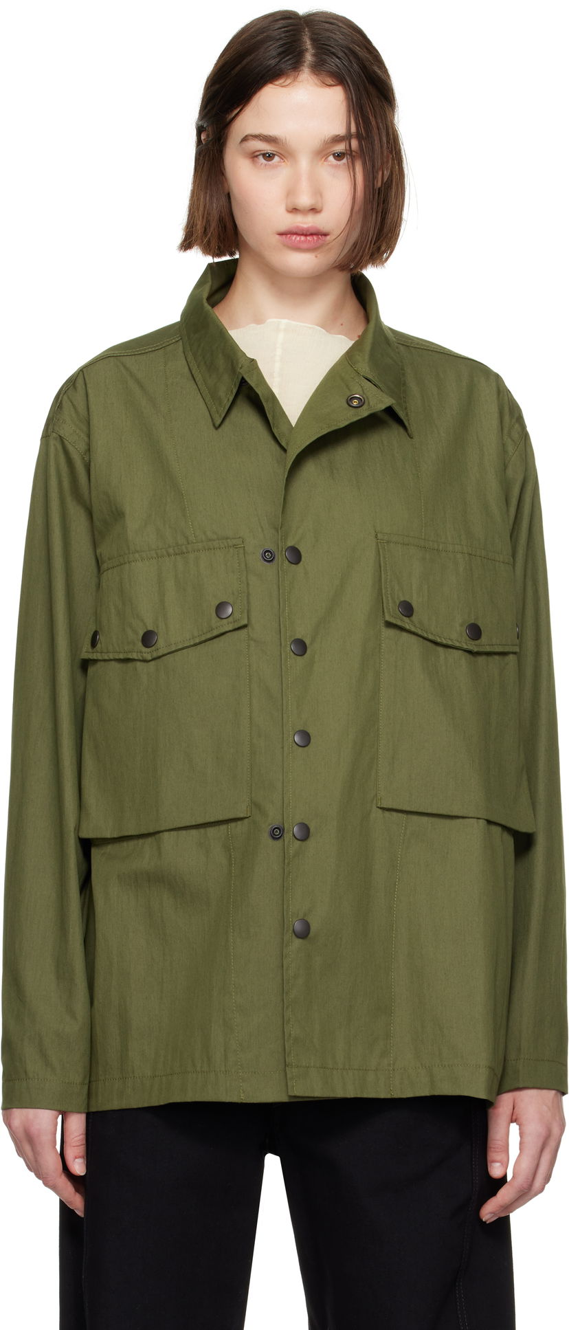 Bunda Needles Field Jacket Zelené | PU188