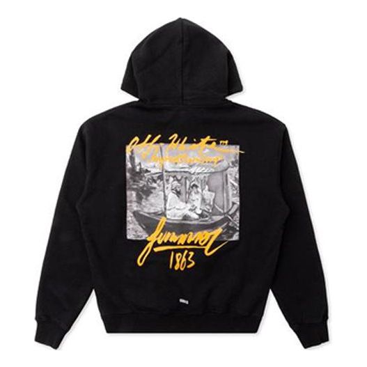 Mikina Off-White Summer Hoodie By Virgil Abloh Čierna | OMBB037R19B970091088