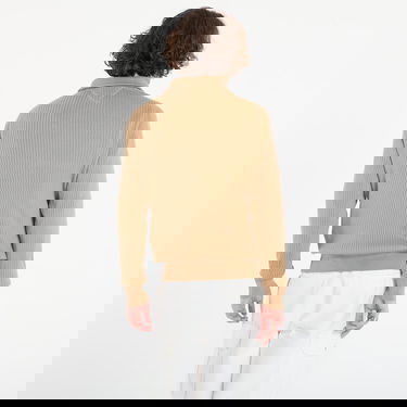 Sveter Tommy Hilfiger Timeless Pima Cotton Cash Structure Quarter-Zip Mock Neck Sweater Béžová | MW0MW40448 GV7, 2