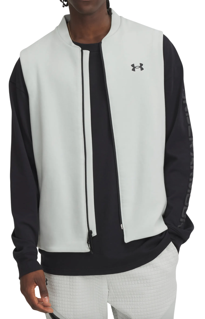 Vesta Under Armour Under Armour Unstoppable Fleece Grid Vest Šedá | 1390272-377, 0