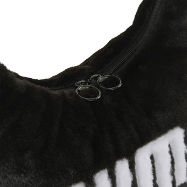 Kabelka Puma Faux Fur Slouchy Hobo Bag 5.5 l Čierna | 091869_01, 3