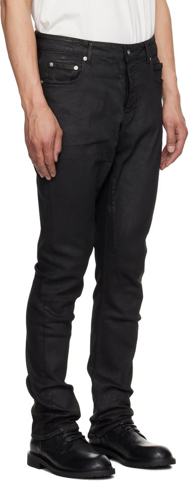 Džínsy Rick Owens Rick Owens DRKSHDW Hollywood Detroit Cut Jeans Čierna | DU01E3366 SBW, 1