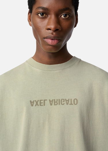 Tričko AXEL ARIGATO Distort Washed T-Shirt Zelené | A3118006, 6