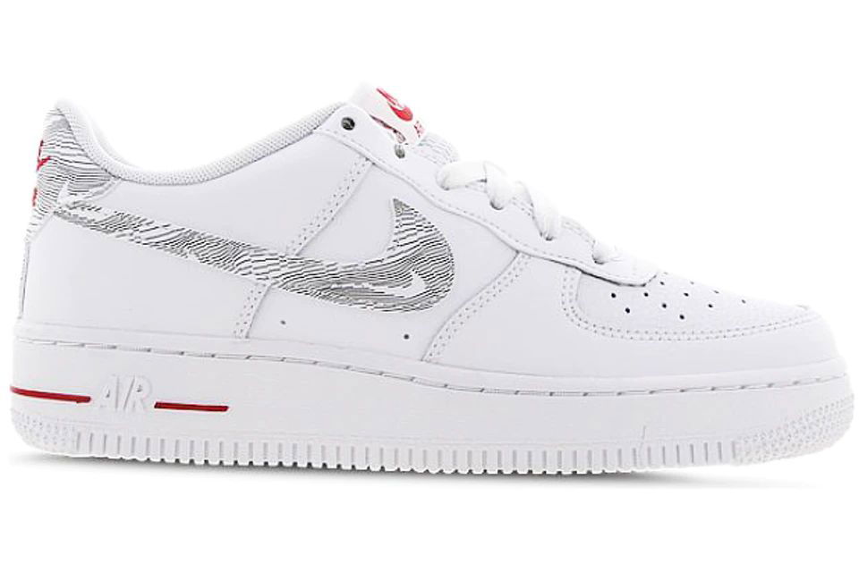 Tenisky a topánky Nike Air Force 1 Low Topography Swoosh GS Biela | DJ4625-100, 0