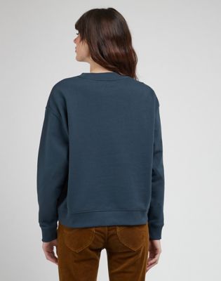 Mikina Lee Sweatshirt "Charcoal" Čierna | 112341532:XXL, 1