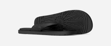 Tenisky a topánky UGG Seaside II Leather Flip-Flops Čierna | 1166610-BLK, 2
