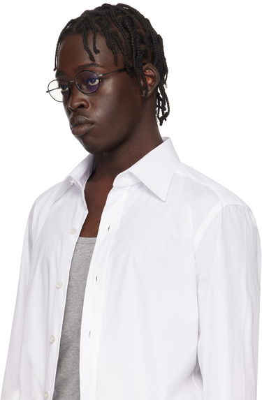 Slnečné okuliare Tom Ford Tom Ford Round Blue Block Glasses Čierna | FT5973-B_49020, 3