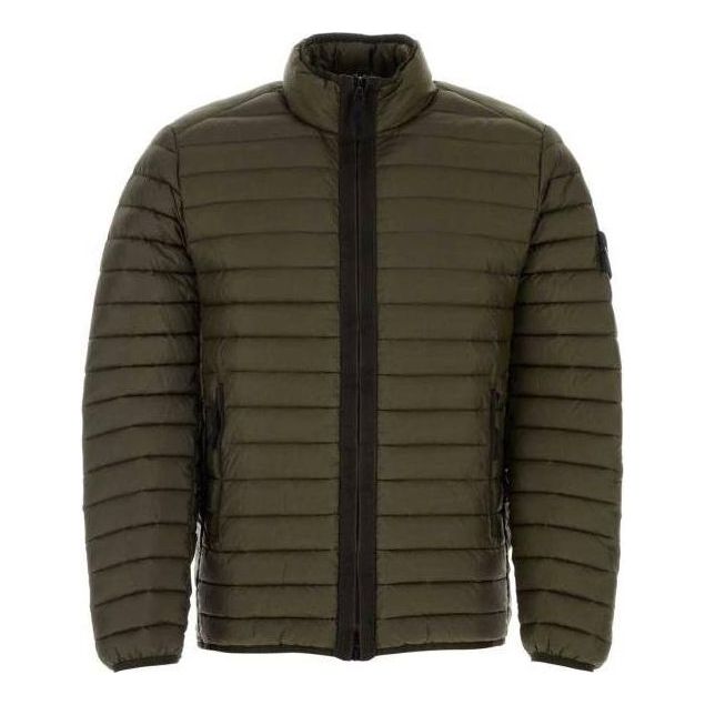 Prešívaná bunda Stone Island Woven Chambers R Nylon Down Jacket Zelené | 791542324-V0058