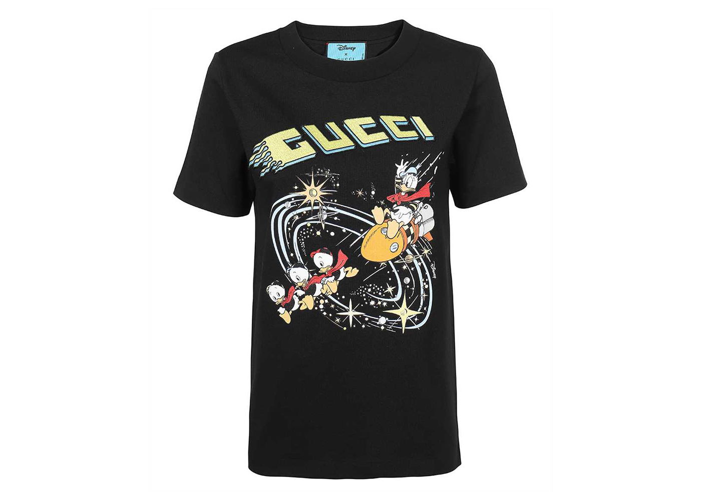 Tričko Gucci Disney Donald Duck x Rocket T-Shirt Čierna | 644671 XJDBD 1043, 0
