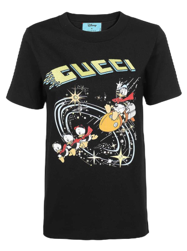 Tričko Gucci Disney Donald Duck x Rocket T-Shirt Čierna | 644671 XJDBD 1043