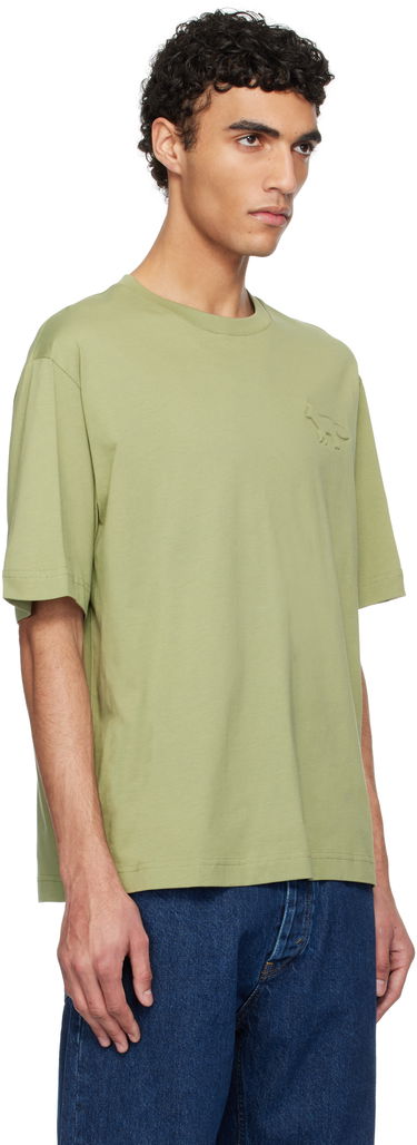 Tričko MAISON KITSUNÉ Maison Kitsuné Embossed Fox Oversize T-Shirt Čierna | OM00116KJ7016, 4