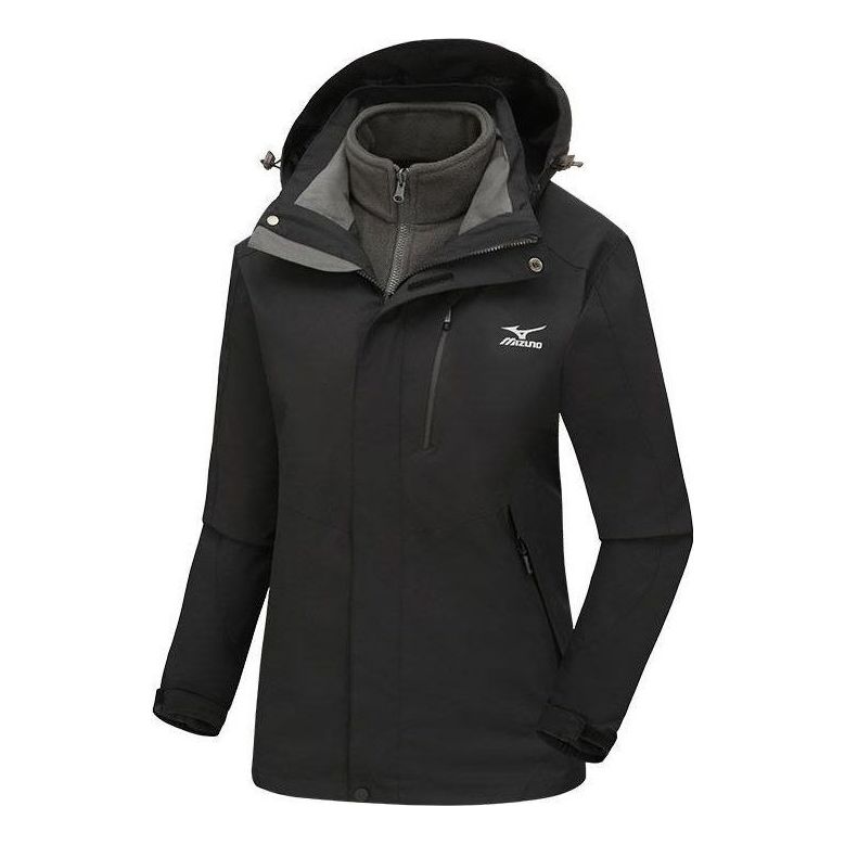 Parka Mizuno Windbreaker Jacket Čierna | A2CE2640
