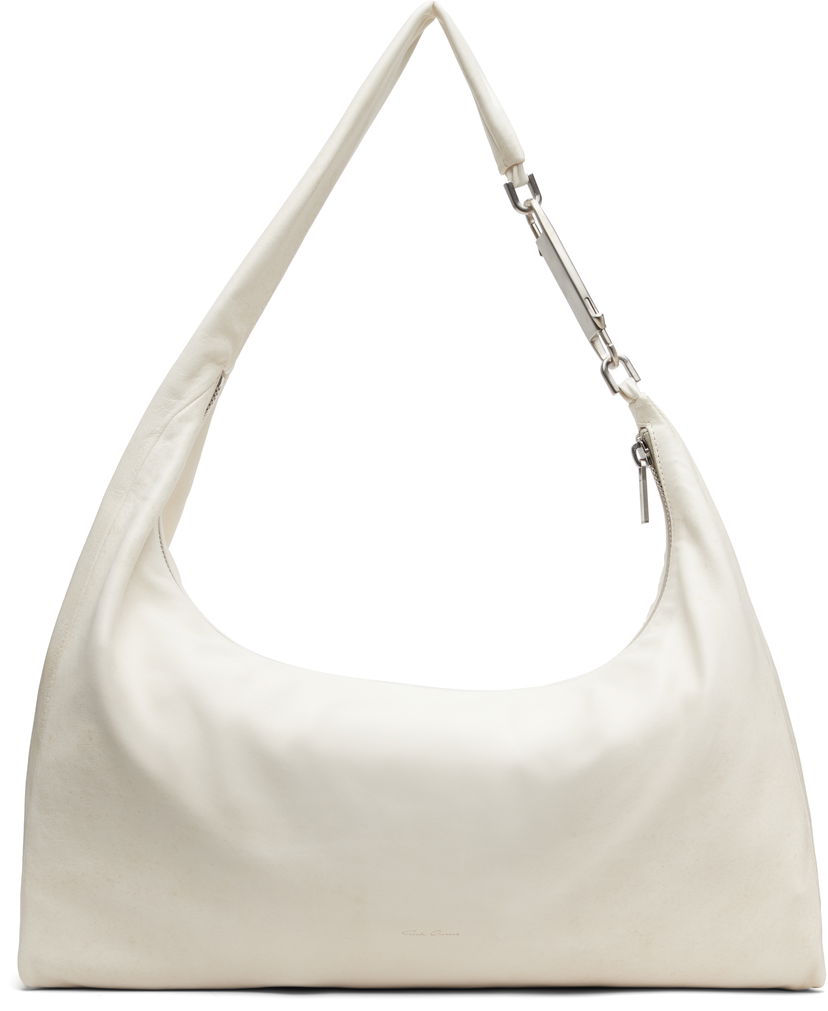 Taška cez rameno Rick Owens Concordians Cropped Gemini Bag Biela | RR02E1428 LBH