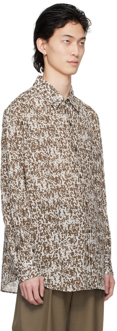 Košeľa LEMAIRE Regular Print Shirt Biela | SH1095 LF1242, 3