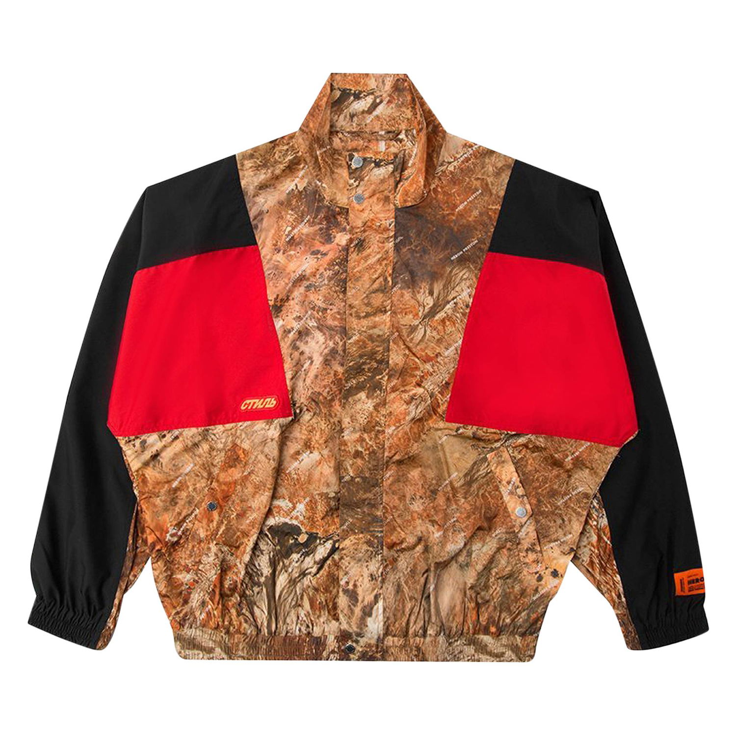 Bunda HERON PRESTON Camouflage Track Jacket Červená | HMEA026S197410138888, 1