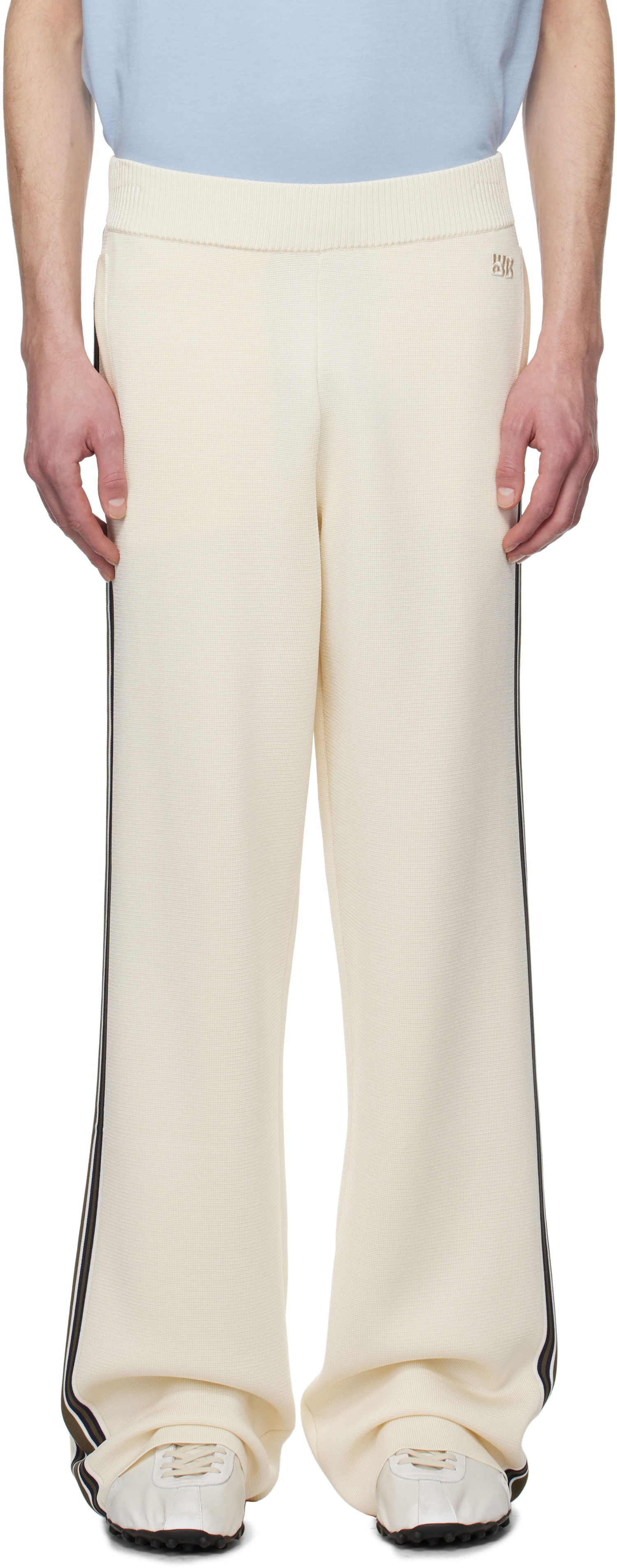 Tepláky Wales Bonner Wales Bonner Tide Track Pants Béžová | US25KN35-KN05-100 BRIGHT RAYON, 0