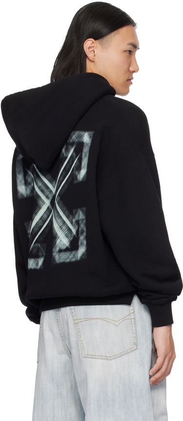 Mikina Off-White Designer Vibe Arrow Hoodie Čierna | OMBB085S25FLE00L1041, 2
