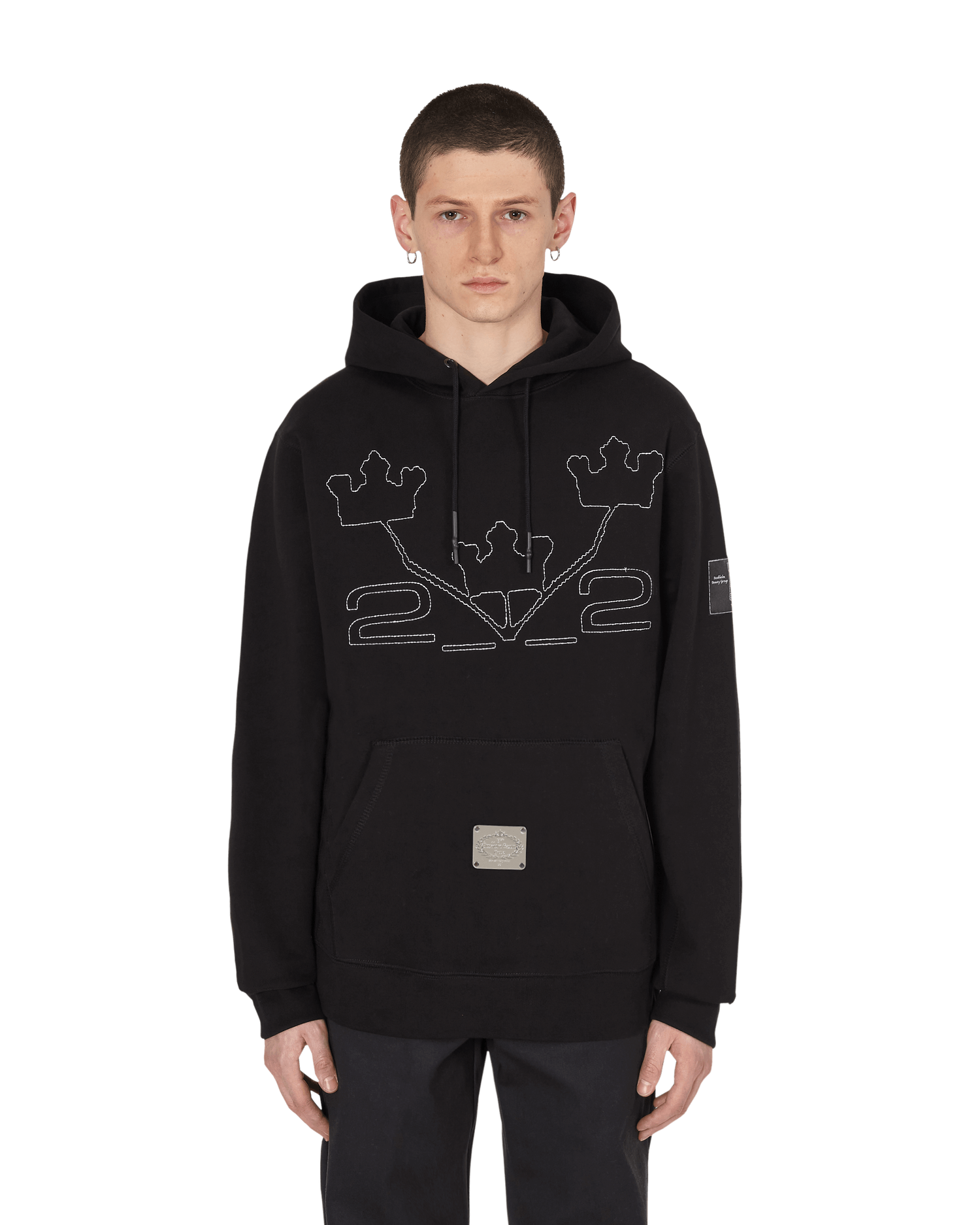 Mikina Sad Boys Gear Slam Jam Hooded Čierna | SBGHOODIESJ 001, 1
