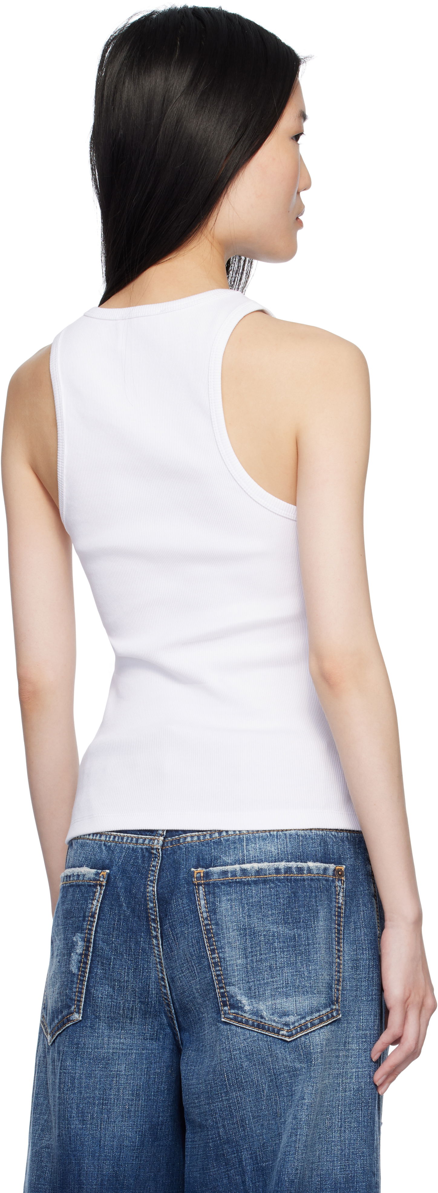 Stretch Cotton Tank Top