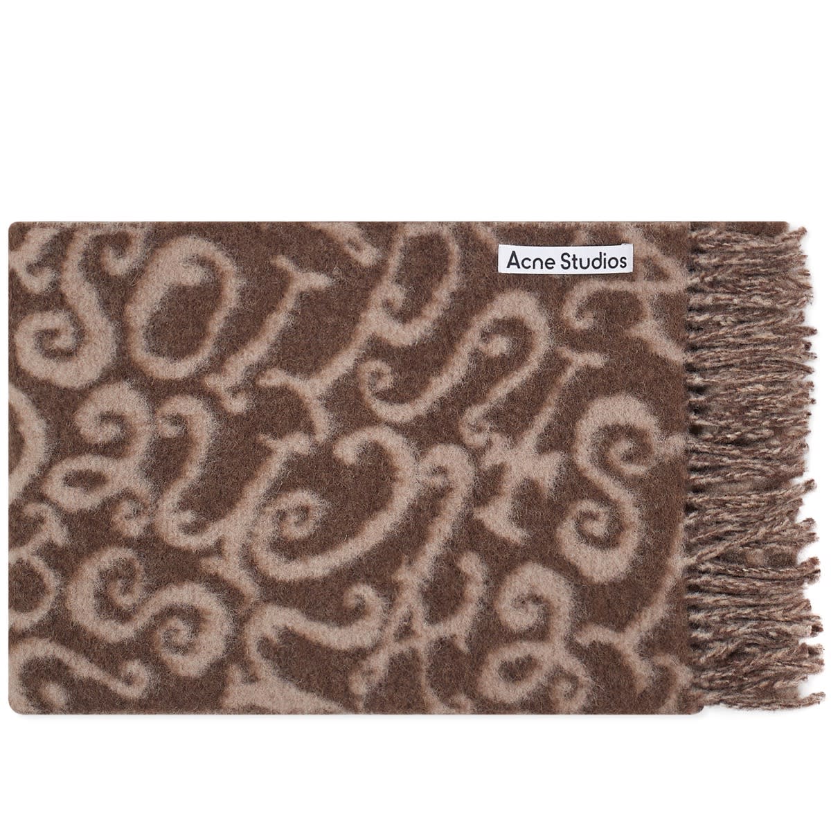 Šál Acne Studios Volf Monogram Scarf Béžová | CA0279-AFQ, 0