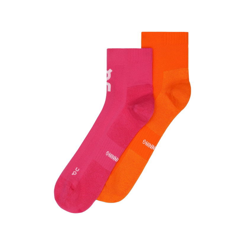 Ponožky On Running Core Run Mid Socks 2 Pairs Oranžová | 2UF10073889