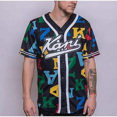 Dres Karl Kani Varsity Logo Baseball Shirt Rôznofarebný | KK6033421, 0