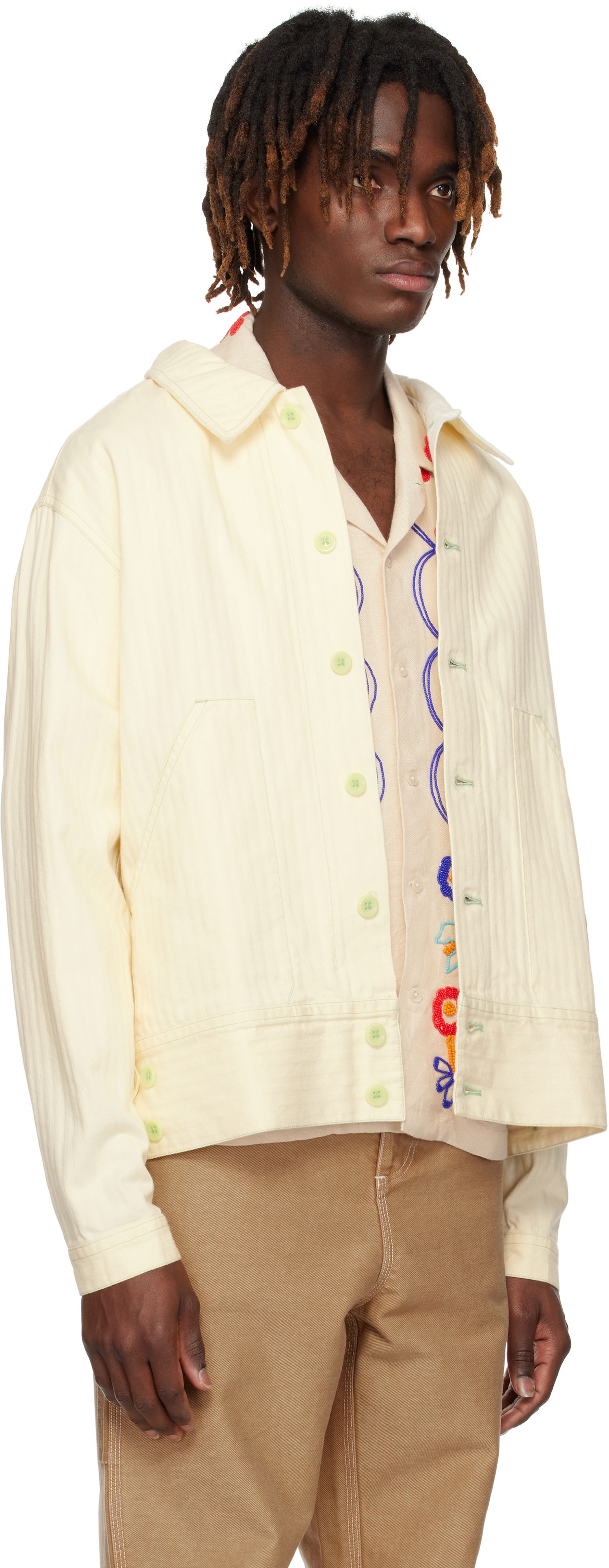 Bunda Bode Bode Greenskeeper Knolly Brook Jacket Žltá | MRS25JA006, 1