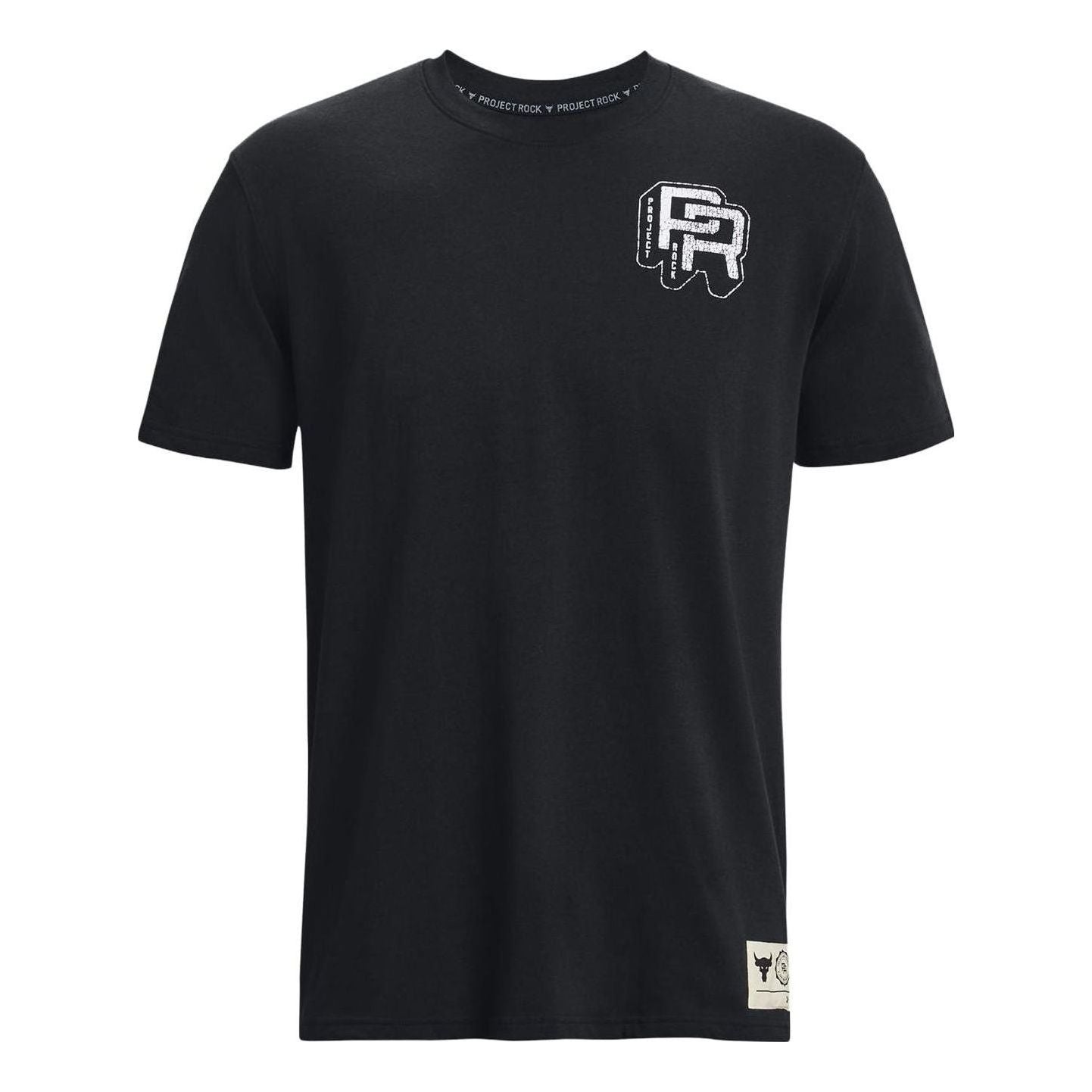 Tričko Under Armour Project Rock Heavyweight Training Short Sleeve T-Shirt Čierna | 1379114-001, 0