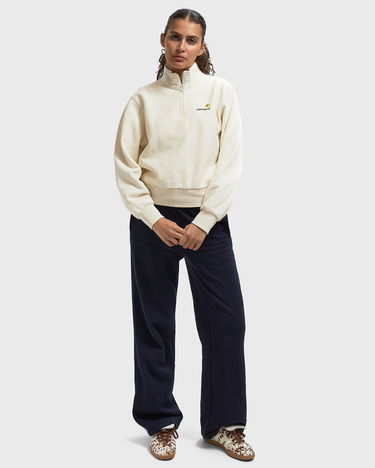 Mikina Carhartt WIP American Script High Neck Quarter-Zip Sweatshirt Béžová | I033827-05.XX, 2