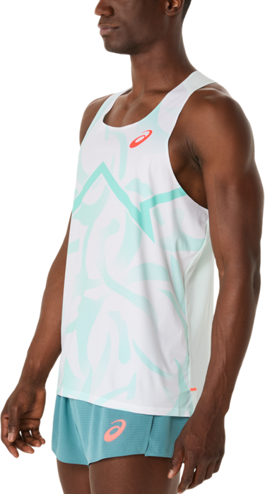Tielko Asics Light Knit Graphic Singlet Biela | 2091a731-411, 2