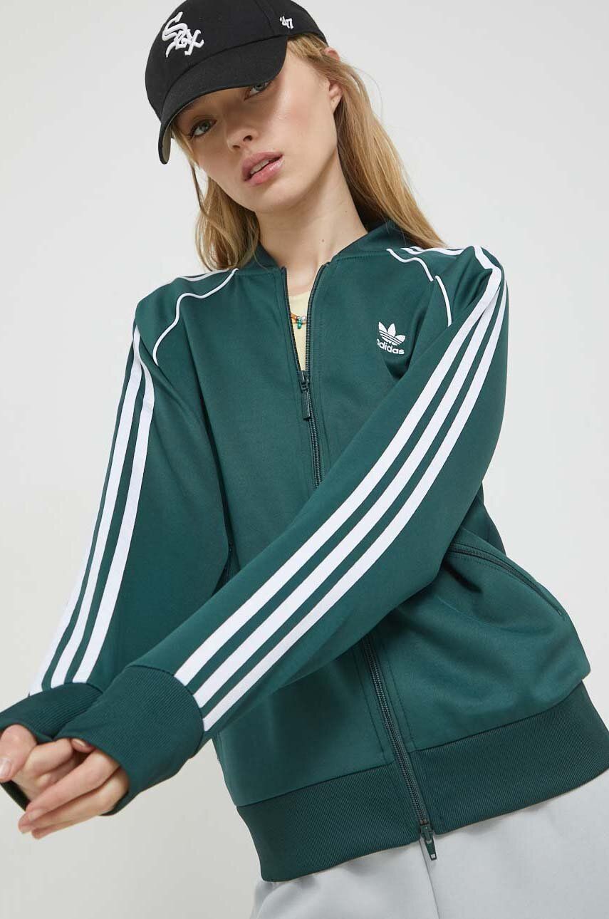 Mikina adidas Originals Primeblue SST Track Jacket Zelené | HN5890, 0