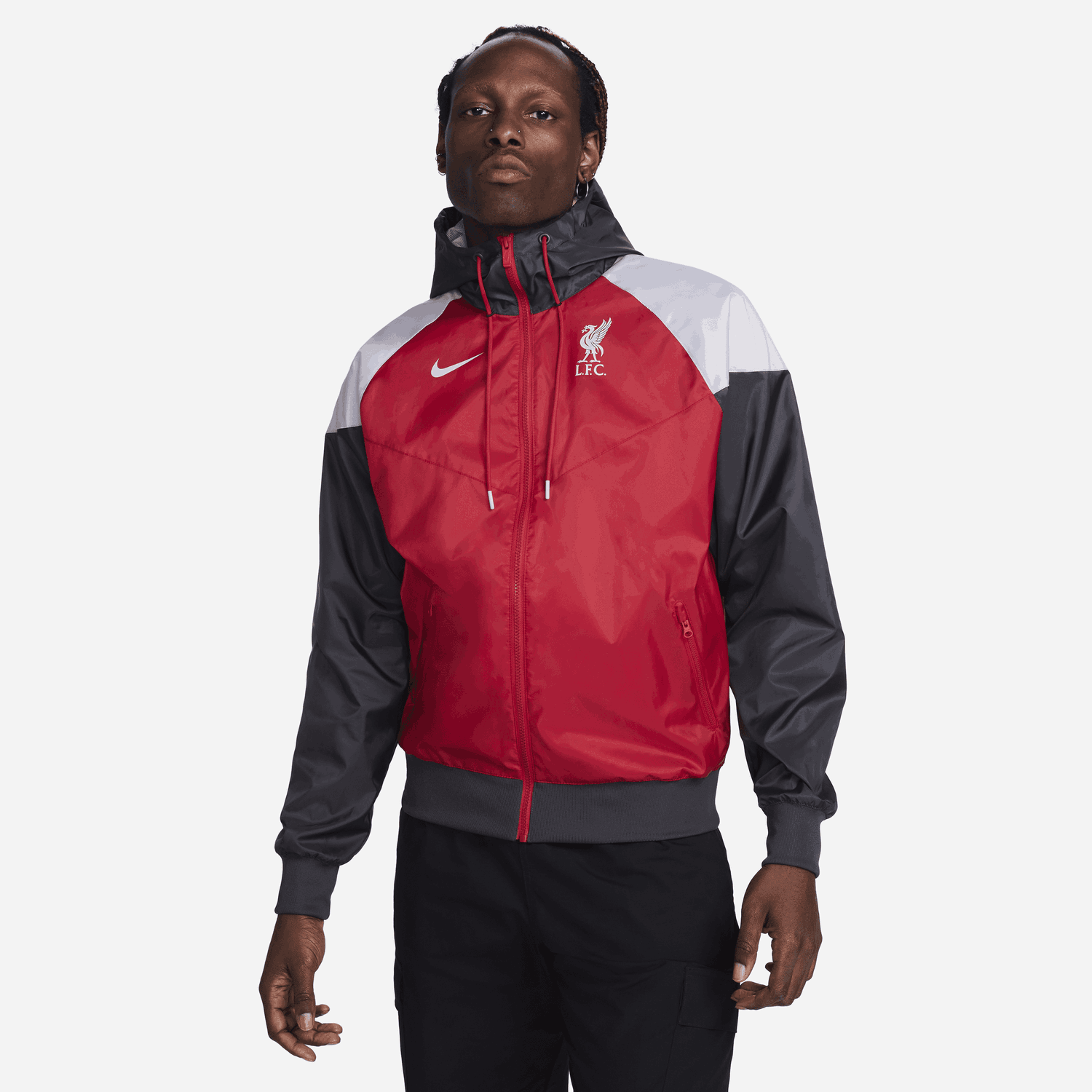 Vetrovka Nike Liverpool FC Sport Essentials Windrunner Jacket Červená | FV0104-687, 0