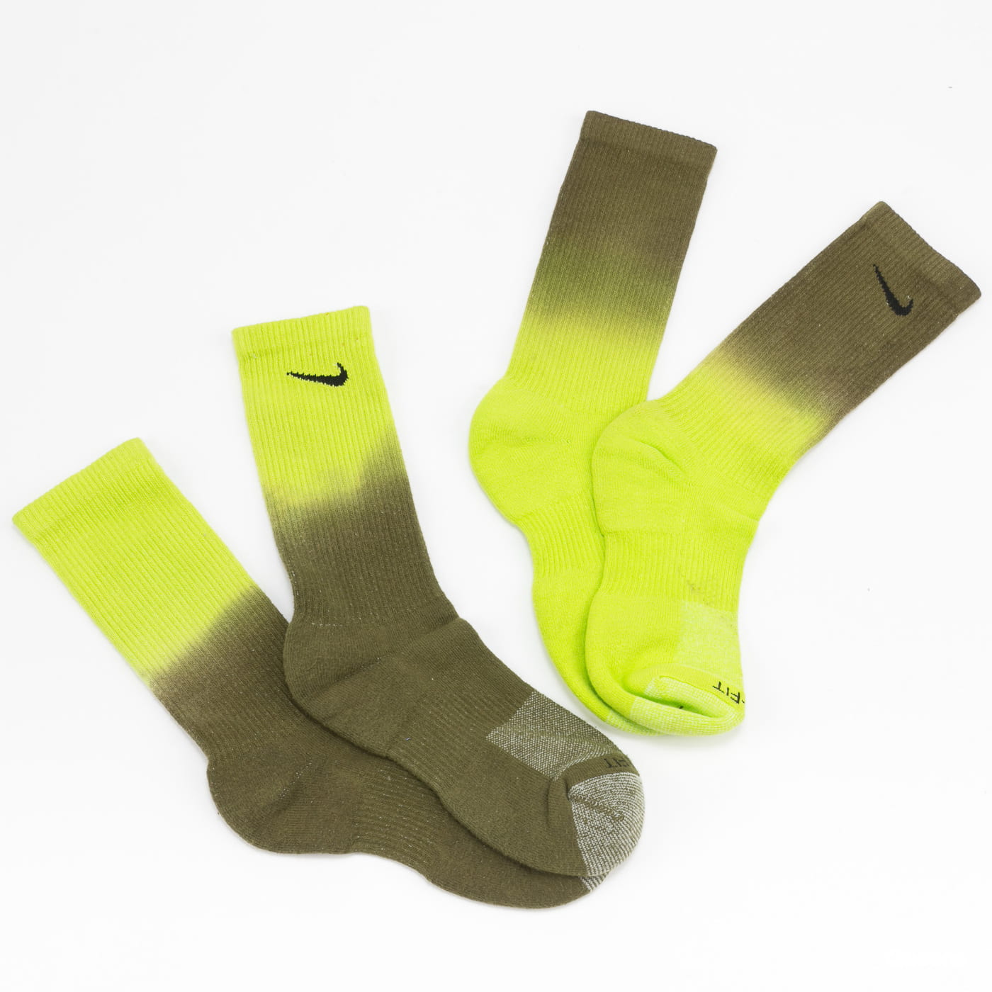 Ponožky Nike Everyday Plus Cush Crew Socks 2Pack Zelené | DH6096-904, 0