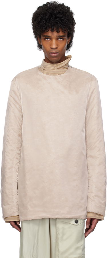 Sveter Dries Van Noten Dries Van Noten Organza Long Sleeve Top Béžová | 251-020746-1256, 0