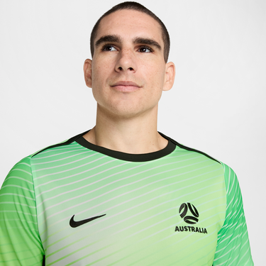 Tričko Nike Australia Academy Pro Dri-FIT Pre-Match Football Short Sleeve T-Shirt Zelené | FQ9037-369, 2