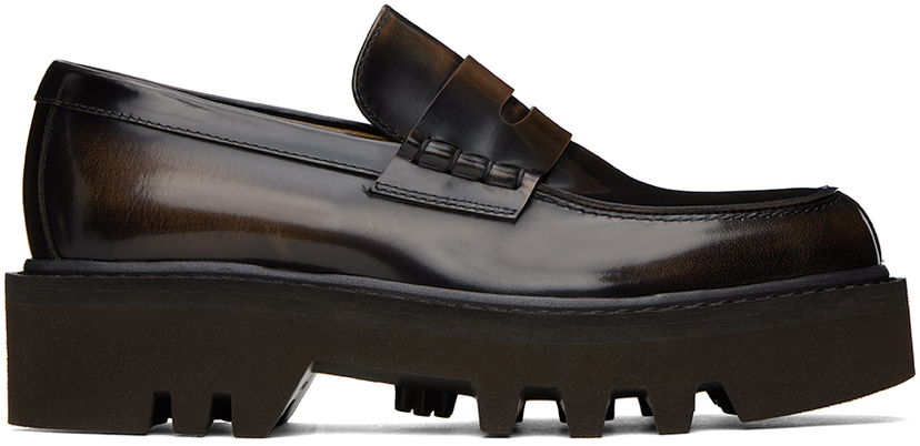 Tenisky a topánky Dries Van Noten Dries Van Noten Leather Lug Sole Loafers Hnedá | WS232-772-130