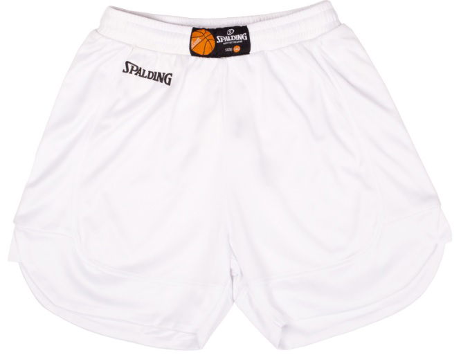 Šortky Spalding Spalding Hustle Shorts Biela | 40221108-whitewhite