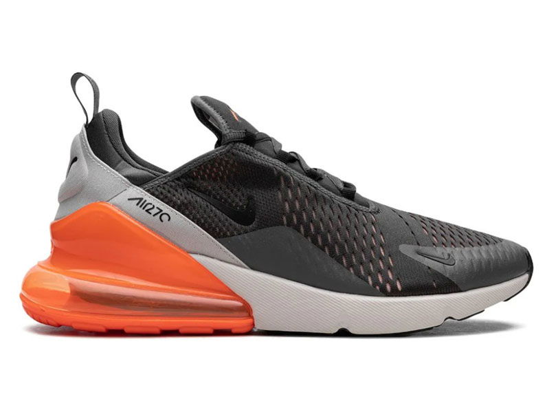 Tenisky a topánky Nike Air Max 270 Thunder Grey Total Orange Šedá | AH8050-024, 0