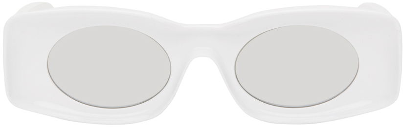 Slnečné okuliare Loewe White Paula's Ibiza Sunglasses Biela | LW40033I@4921C