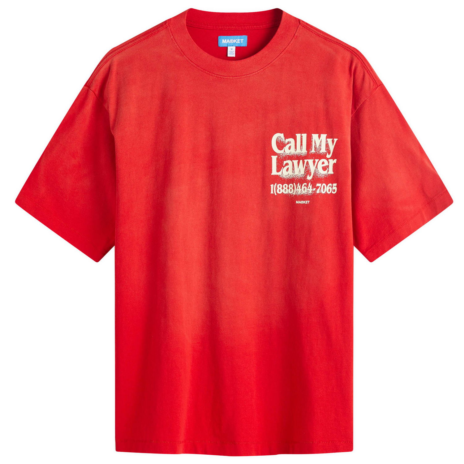 Tričko MARKET Call My Lawyer Graphic T-Shirt, Size Large Červená | 399002164-RED, 1