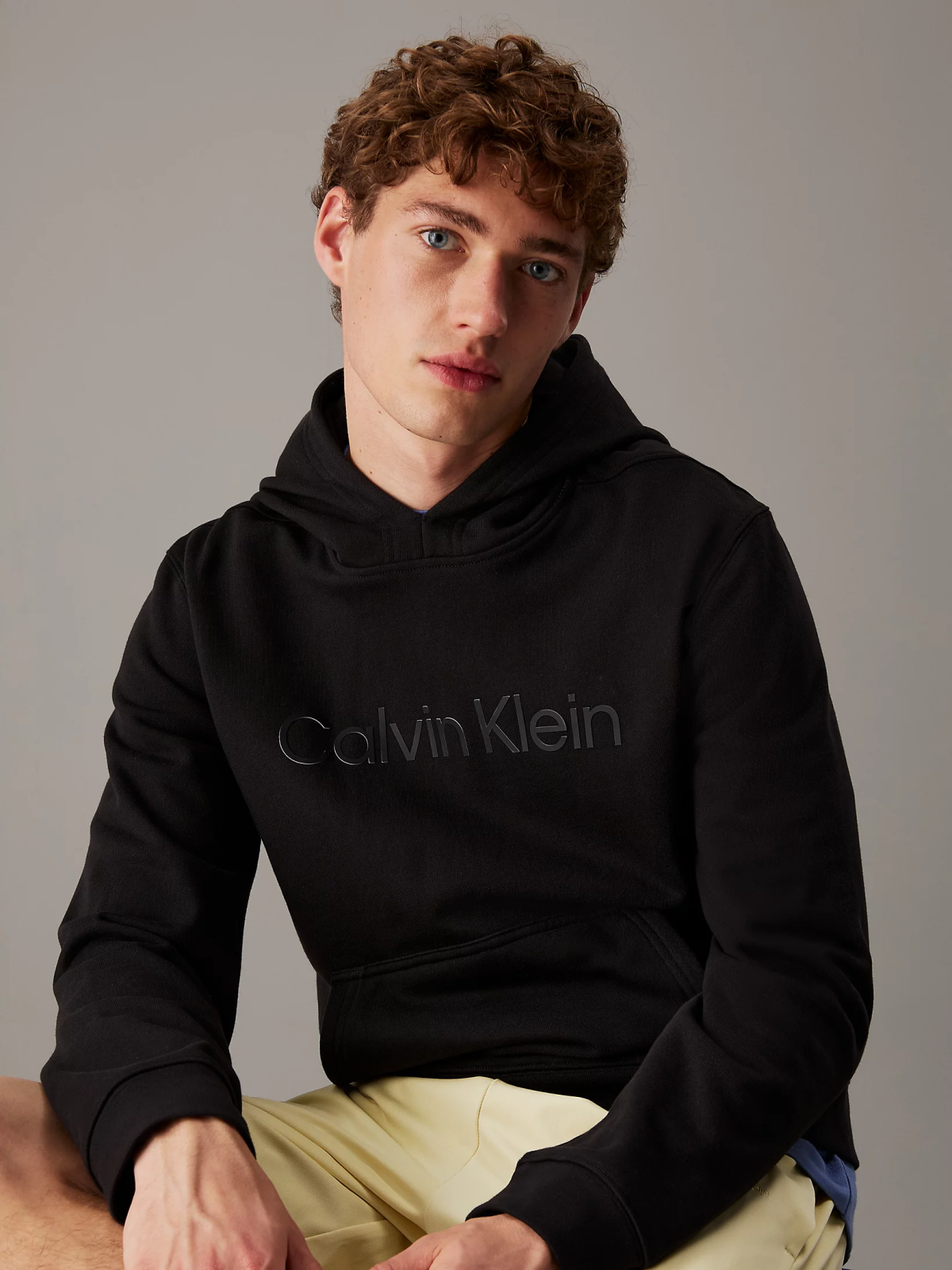 Mikina CALVIN KLEIN Calvin Klein Graphic Sweat Hoodie Čierna | LVGMS5W340-UB1, 0