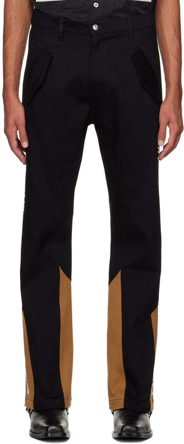 Nohavice Rhude Automobili Lamborghini Edition Denim Trousers Čierna | RHFW23PA32005055, 0