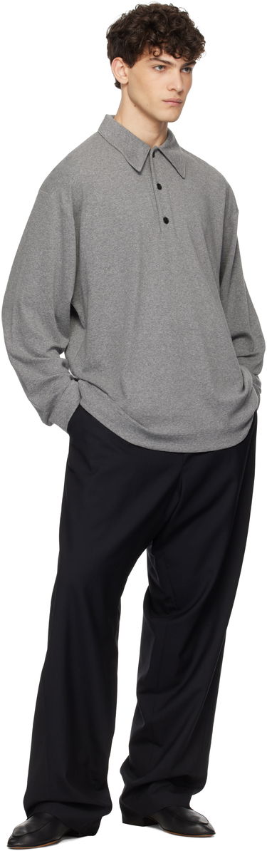 Polo tričko The Row The Row Olafur Polo Shirt Šedá | 814-K621, 3