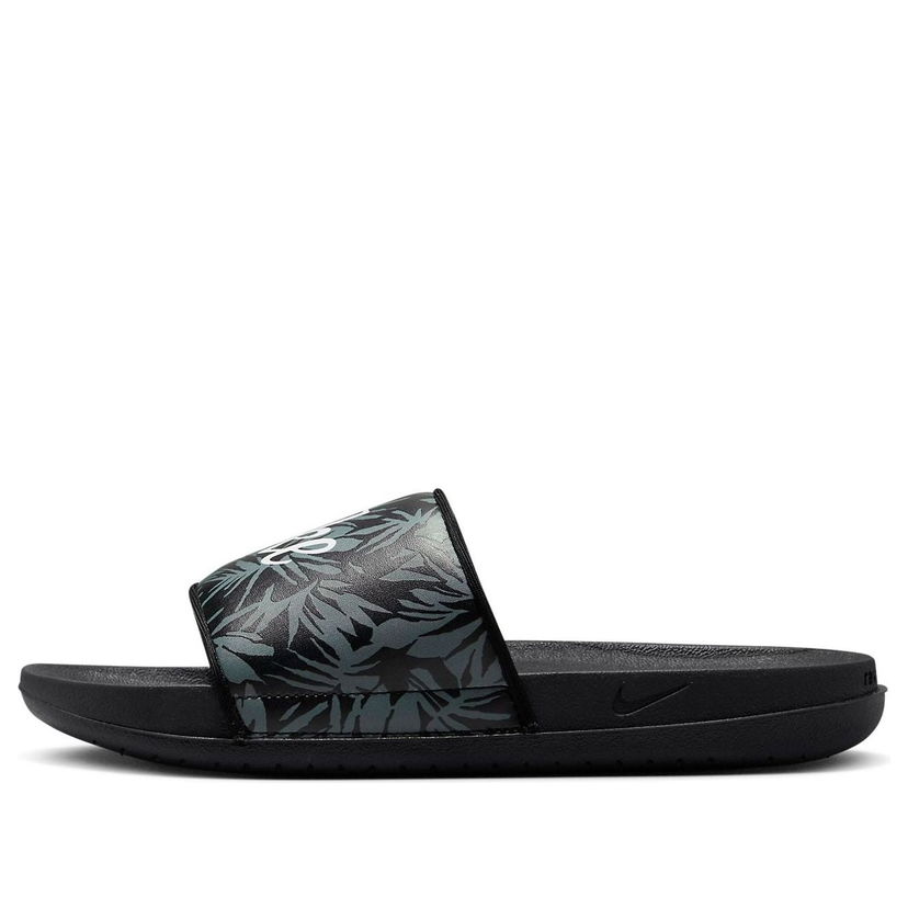 Tenisky a topánky Nike Offcourt Slides 'Tropical Leaf Print' Čierna | DV8355-001