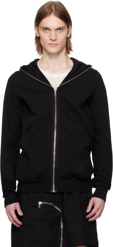 Mikina Rick Owens Rick Owens DRKSHDW Hollywood Zip Hoodie Čierna | DU01E3291 F, 0
