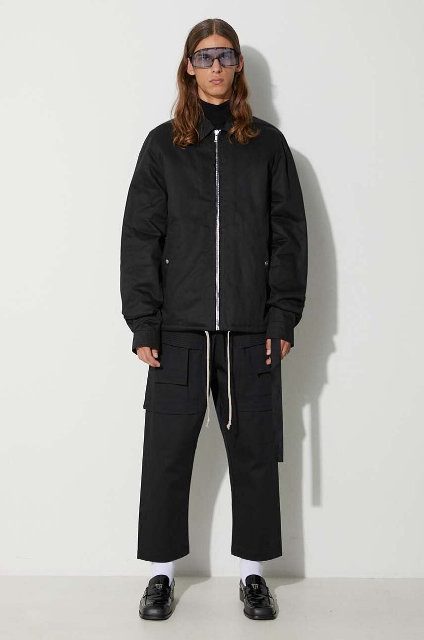 Bunda Rick Owens Cotton Jacket Čierna | DU02C5783.TW, 1