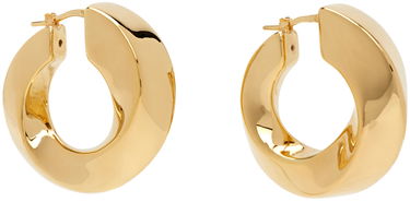 Náušnice Bottega Veneta Twist Hoop Earrings Metalická | 775170 VAHU0, 1