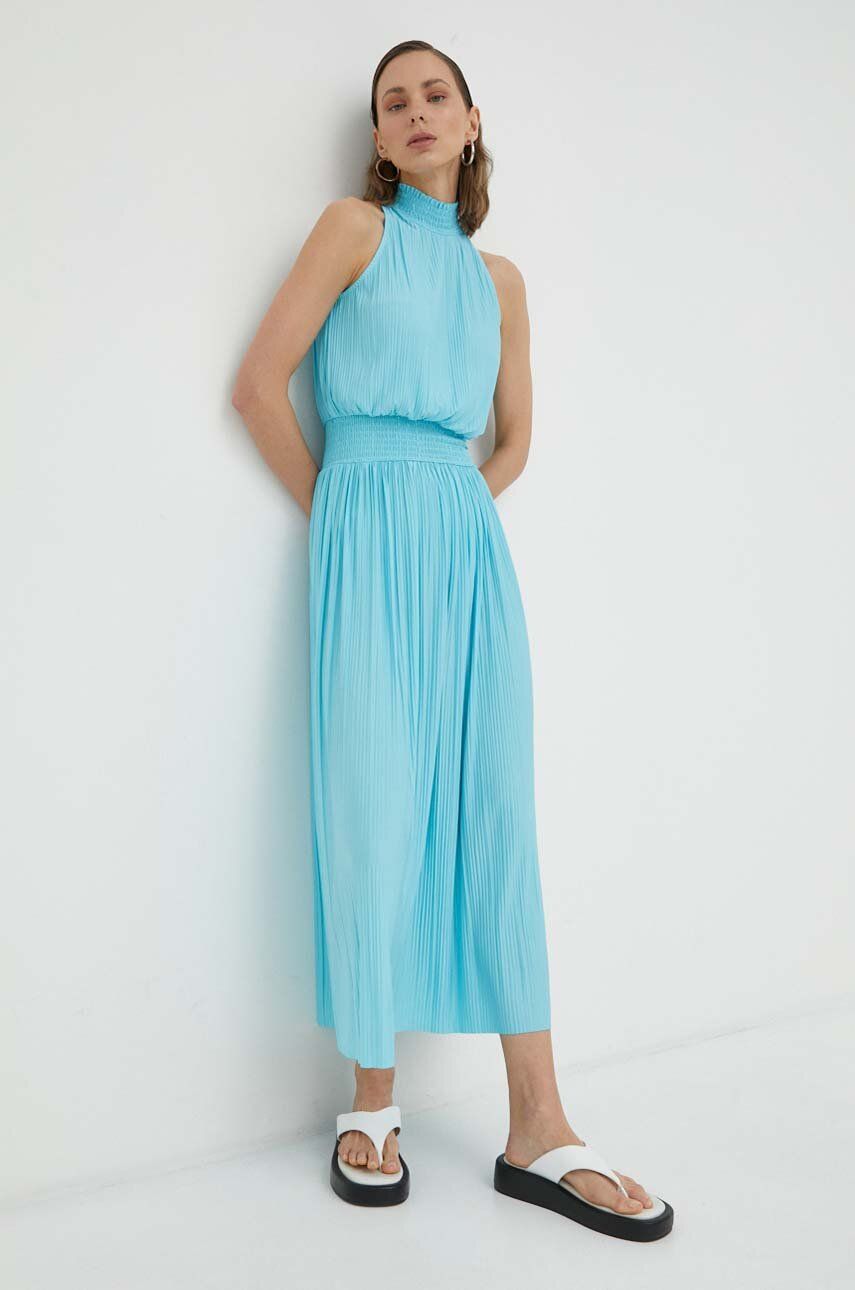 Šaty Samsoe Samsoe Uma Dress Tyrkysová | F23200043, 0