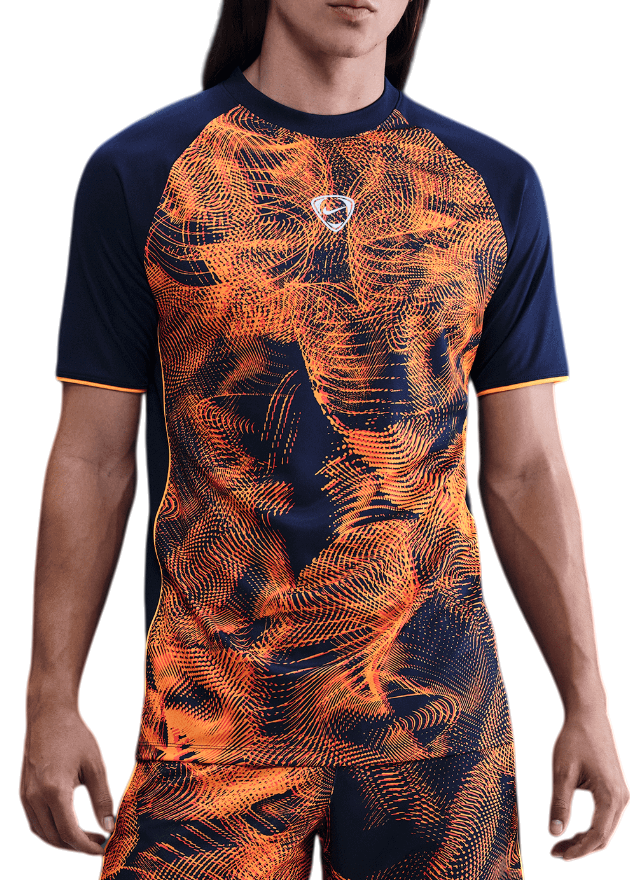 Tričko Nike Dri-FIT Academy+ All Over Print Training T-Shirt Navy | hv1824-494